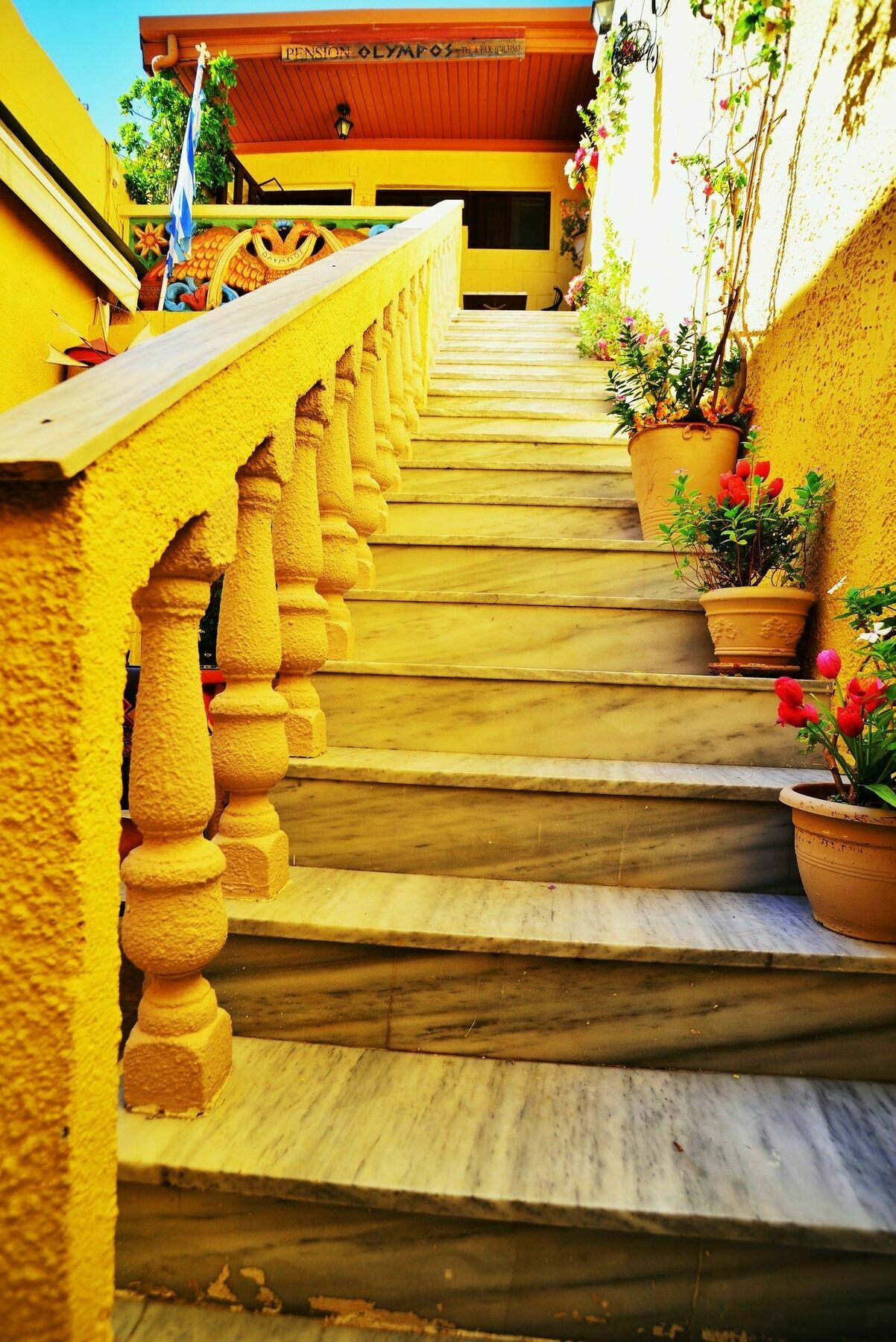 Olympos Pension Rhodes City Exterior photo